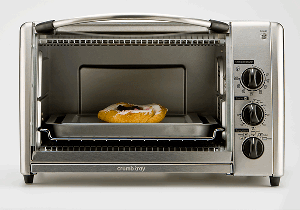Appliances Photography: the oven Long focus lens product example, front view