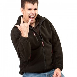 Studio lighting setup for a uniform catalog: Refrigiwear photo-shoot