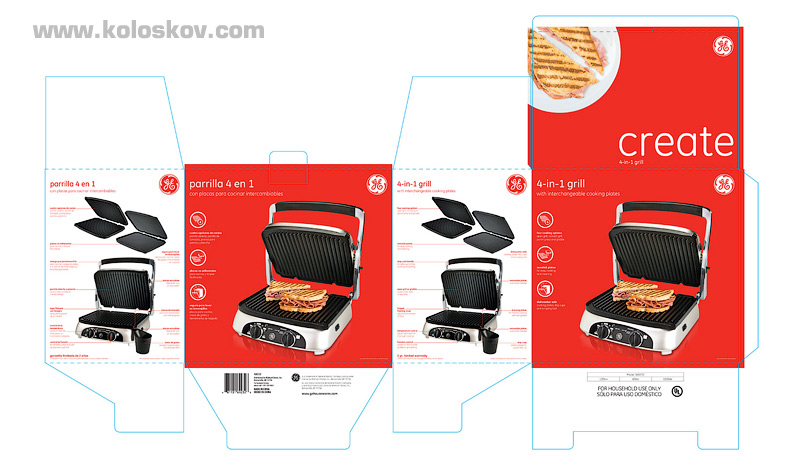 GE GrillPress package tearsheet by alex koloskov GE GrillPress package tearsheet by alex koloskov