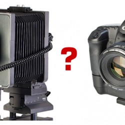 Canon 5d Mark II and PhaseOne P25+: Does a physical sensor size make a difference?