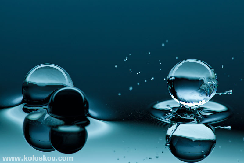 Liquid photography water ball by Alex Koloskov Liquid photography water ball by Alex Koloskov