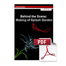The Making of: splash gardens shot The Making of: splash gardens shot