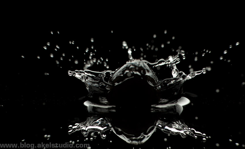 Black gel liquid balls drops in a water Black gel liquid balls drops in a water