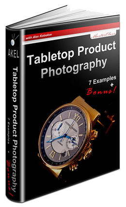 Product photography lighting book by Alex Koloskov