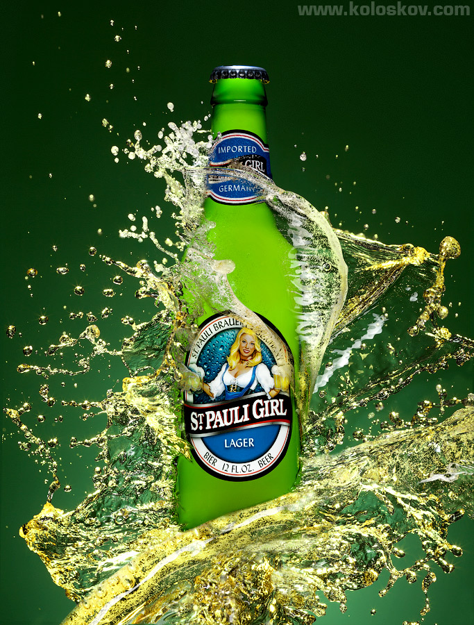 Beer splash photography assignment