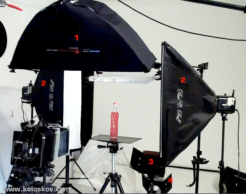 Lighting setup for X-rated Liqueur shot