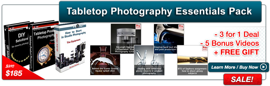 Tabletop Photography Essentials pack Tabletop Photography Essentials pack