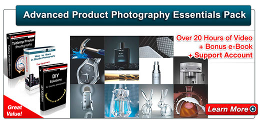 Commercial product photography online course