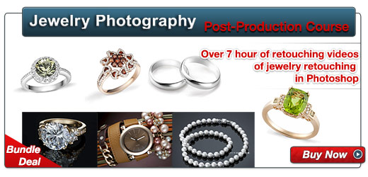 Jewelry photography post-production course
