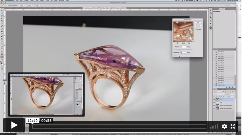 Luxury Jewelry Photography — Retouching (Part 2)