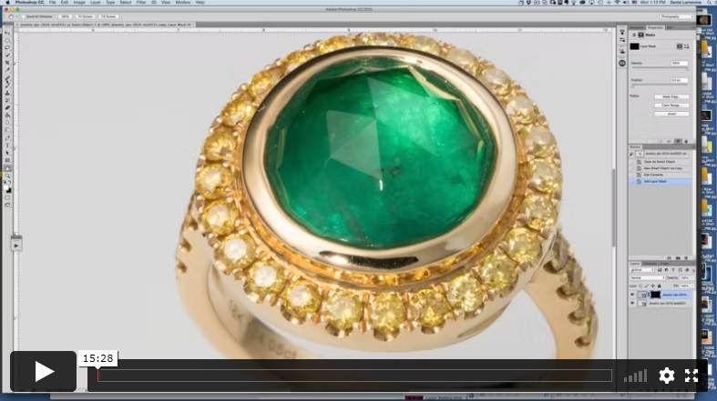 Luxury Jewelry Photography — Retouching (Part 2)