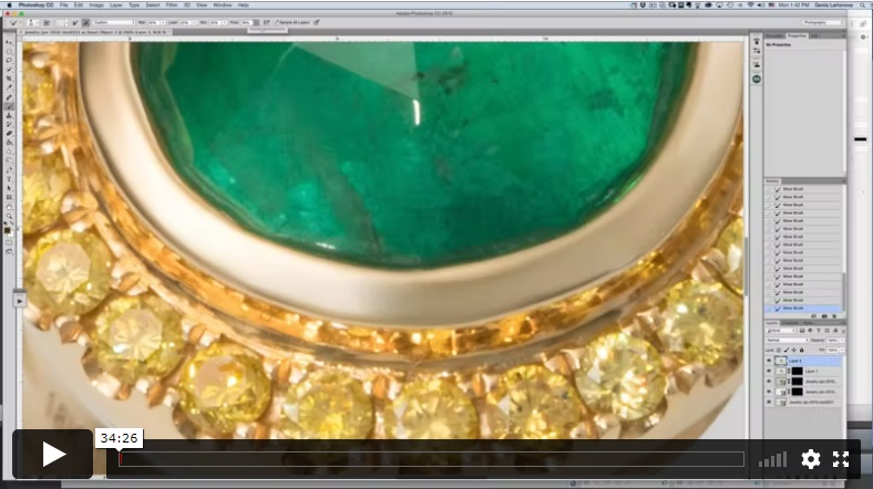 Luxury Jewelry Photography — Retouching (Part 2)