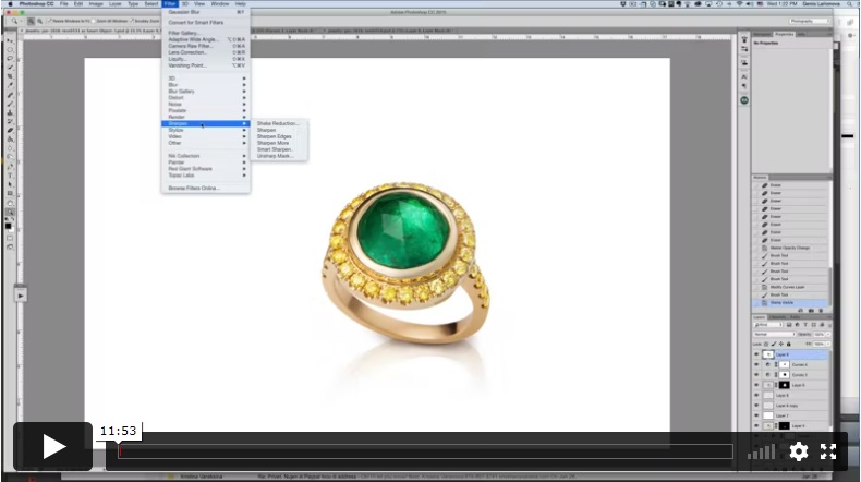 Luxury Jewelry Photography — Retouching (Part 2)