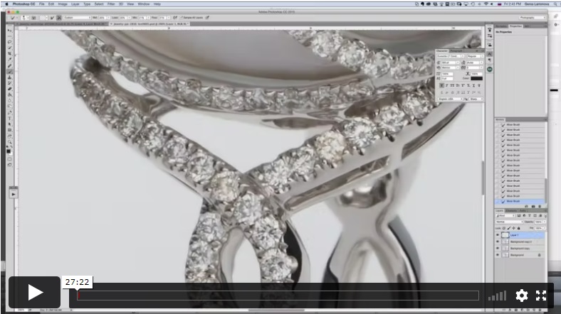 Luxury Jewelry Photography — Retouching (Part 2)