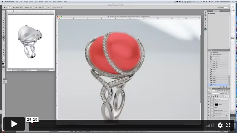 Luxury Jewelry Photography — Retouching (Part 2)