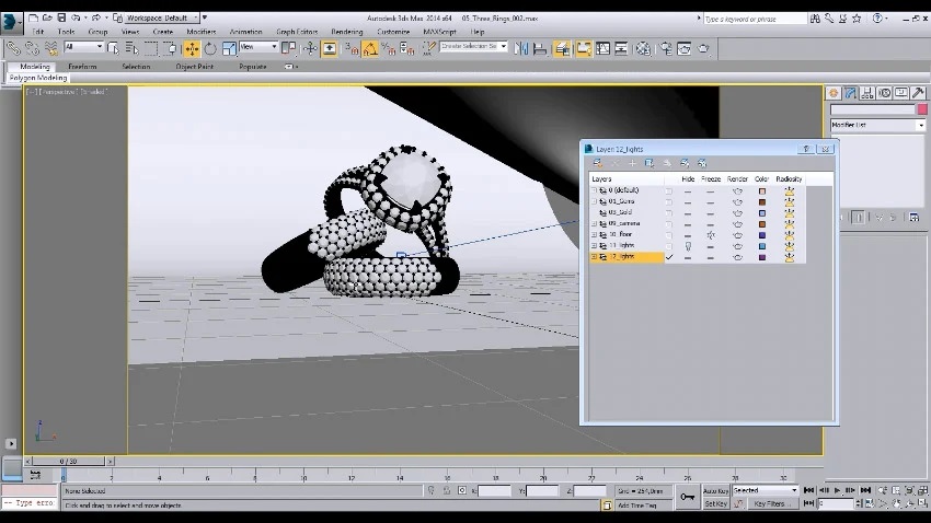 Photorealistic Jewelry Visualization in 3DS Max