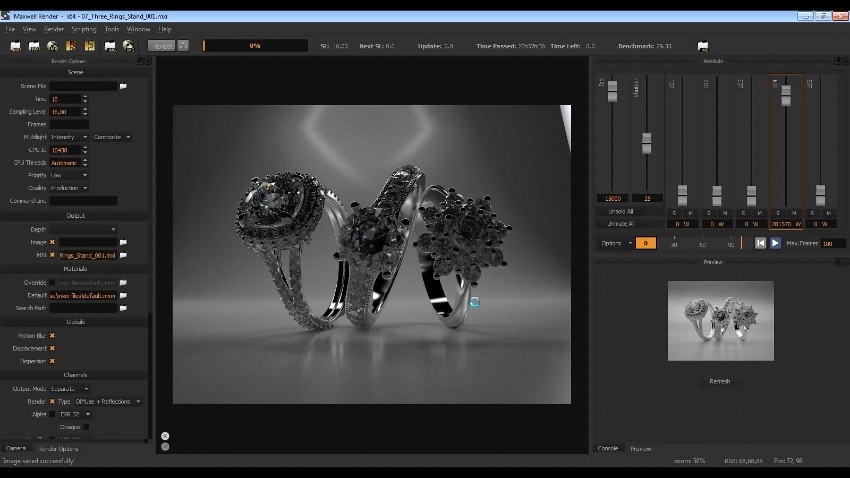 Photorealistic Jewelry Visualization in 3DS Max
