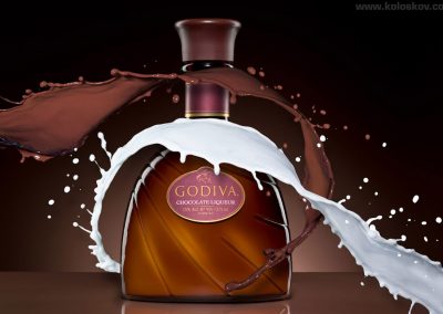 complete guide to product photography Godiva Bottle