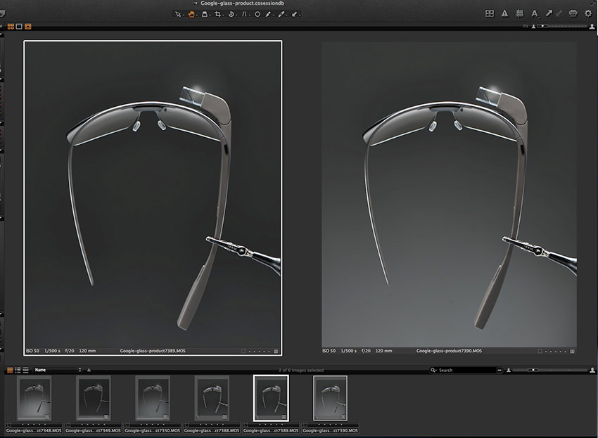 Creating a Product Shot of Google Glass