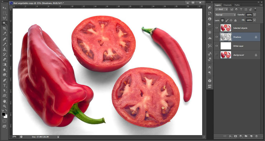 How to Create a White Background and Keep the Original Shadows