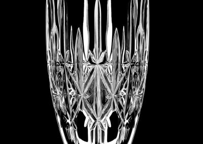 Glass Crystal Vase 8