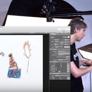 Art Reproduction Photography Tutorial , or How to Take Pictures of Drawing using Studio Lighting