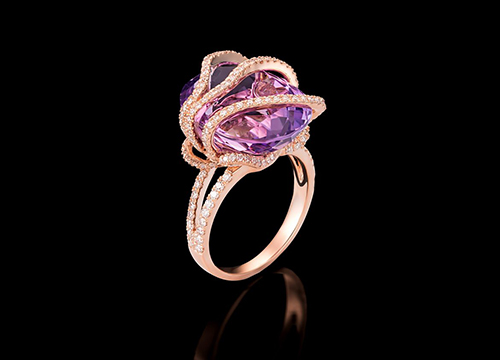 Jewelry Photography Course Purple Ring