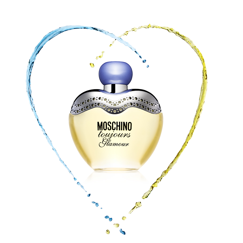 Moschino Perfume with heart splash
