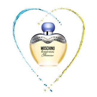 Product Photography BTS: Moschino Perfume with heart splash
