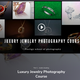 Luxury Jewelry Photography Course – Part 1 (studio shooting) main