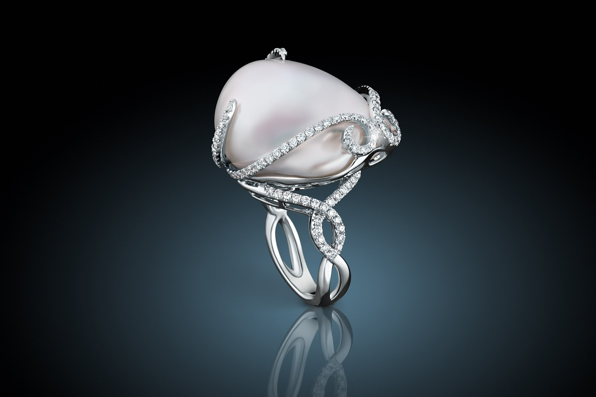 Luxury Jewelry Photography Course pearl ring