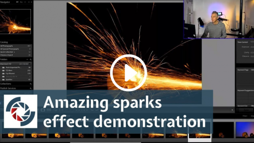 Amazing Sparks Effect Demonstration