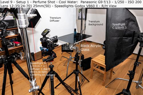 Success Story Interview with Norman Krimholtz-Perfume-Shot-Cool-Water-Setup-BTS