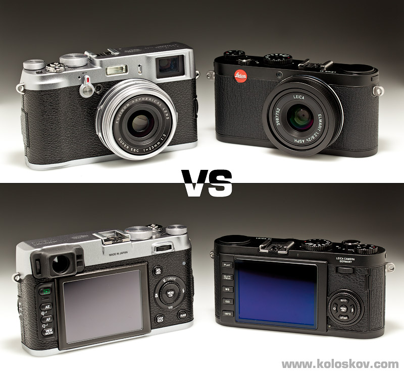 leica X1 vs fuji X100 professional photographer comparison