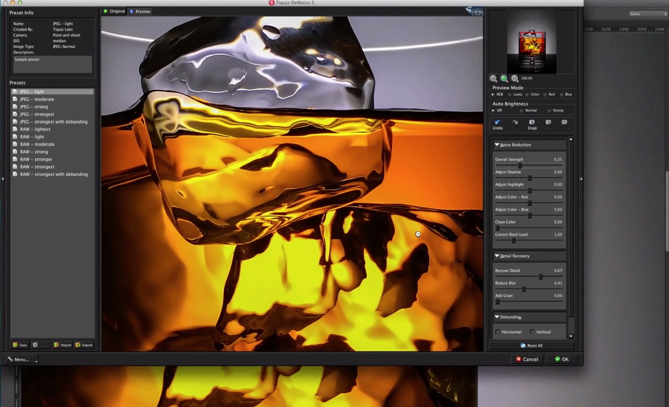 iPhone in-studio shot: retouching in Photoshop