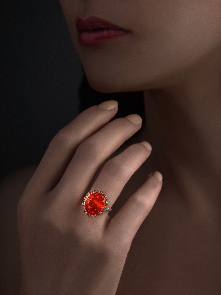 Jewelry with model + postproduction