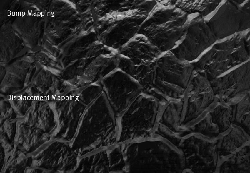 Bump Map Vs Displacement | Differences between Displacement, Bump and ...