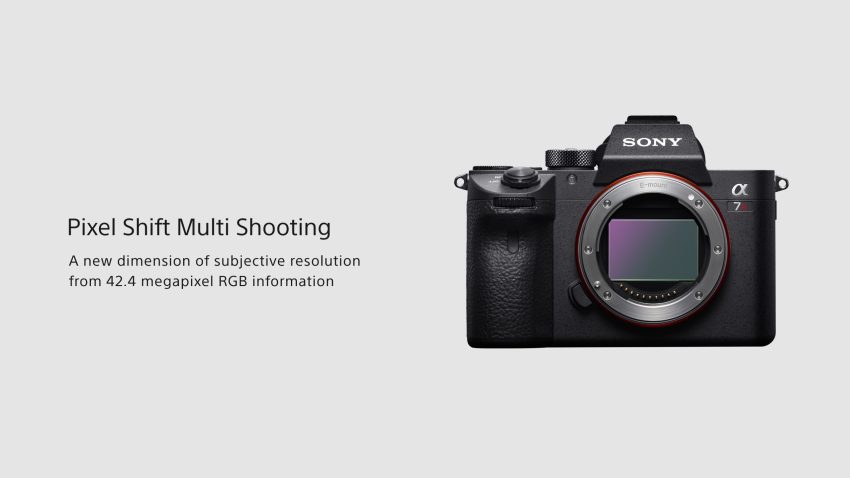 Sony a7r III Pixel Shift