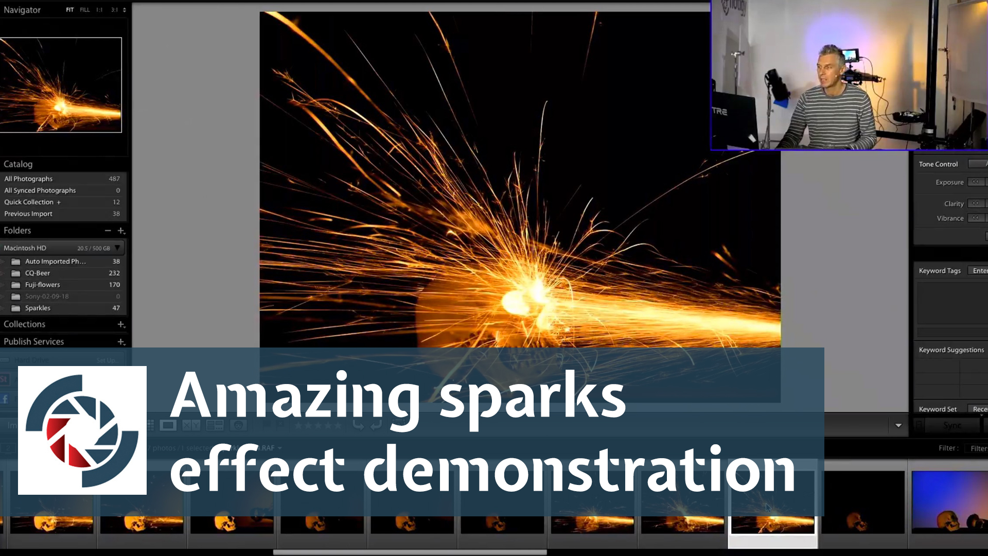 Amazing Sparks Effect Demonstration: Friday Photo Talk